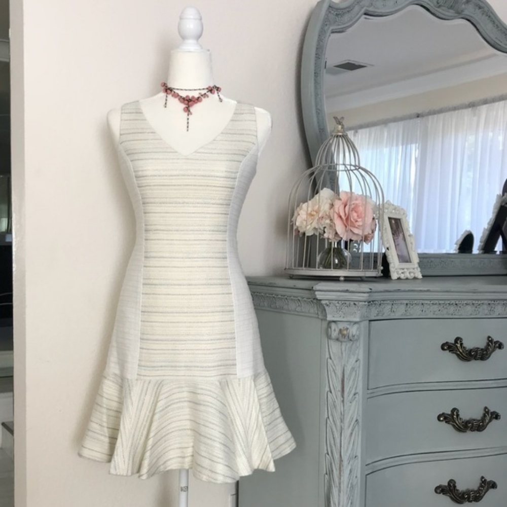 Banana Republic Textured Drop Waist Dress